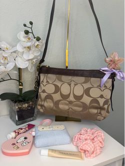 Coach Sig Canvas Shoulder Bag