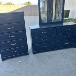 Dresser Drawer Set With Mirror
