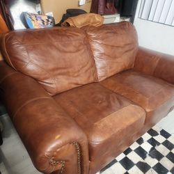 Leather Sofa Love Seat And Single Sofa for Sale in Miami Beach FL OfferUp