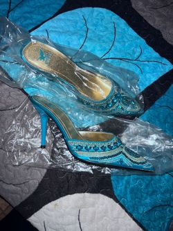 Womens Blue Heels