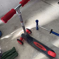 Red Razor Scooter With Seat 