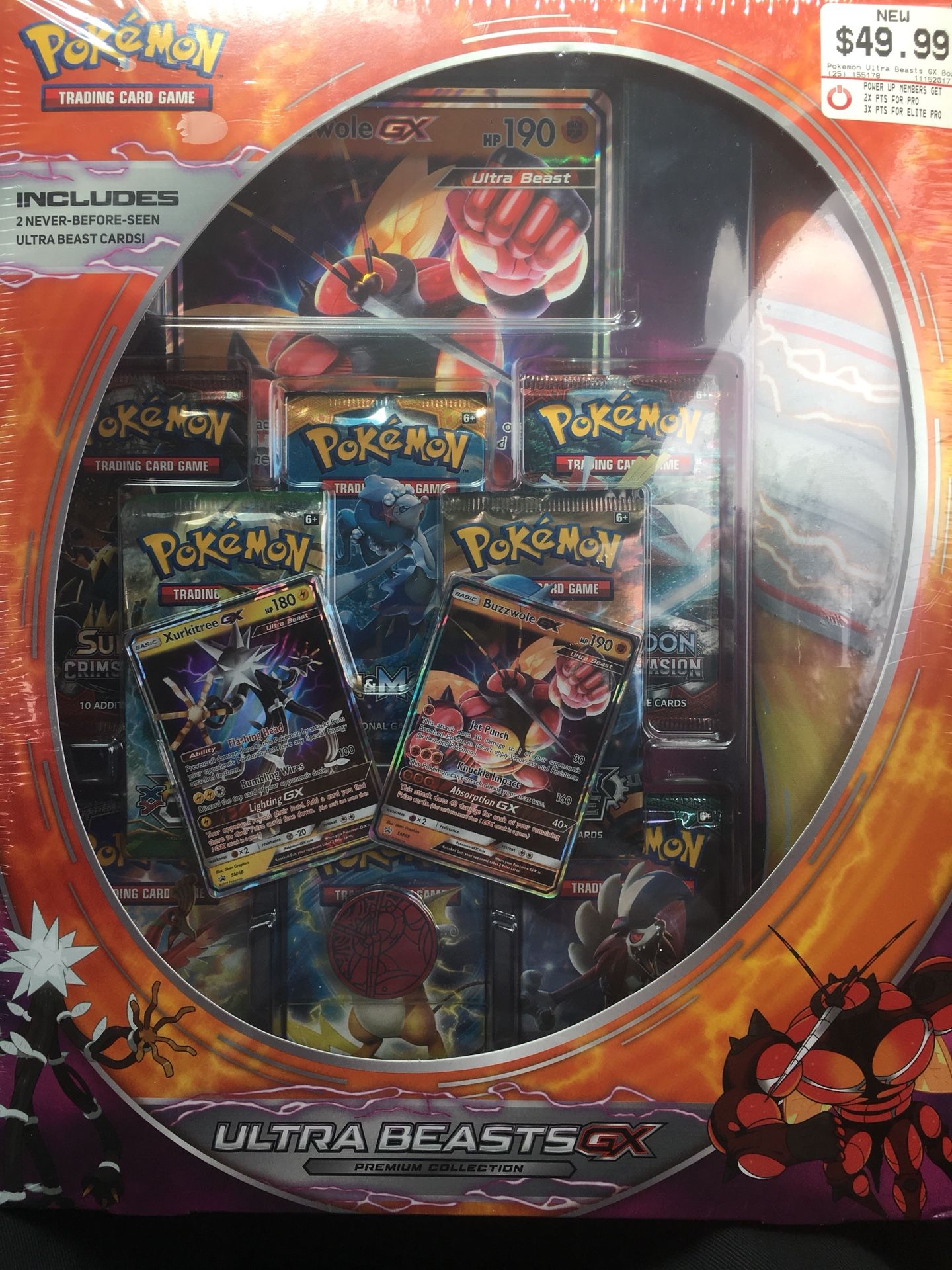 Pokemon Buzzwole-GX Ultra Beasts Premium Collection Box