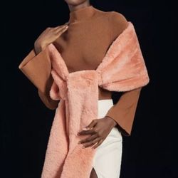 Anthropologie | Faux Fur Shoulder Wrap