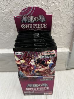 Japanese One piece card- A  Fist Of Divine Speed