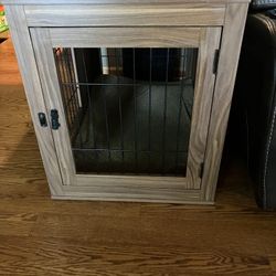Table Dog Cage In One. 26” H 36” D 23”W
