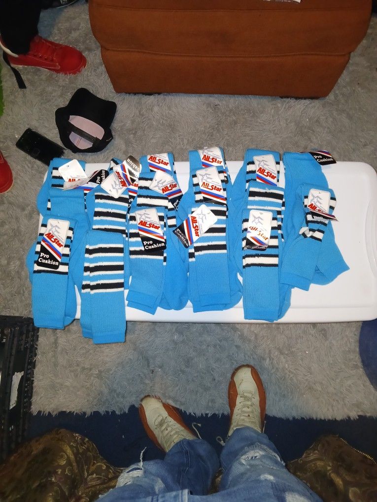 Unisex All-Star Pro Cushion Baseball/Softball Socks Lot Of 17