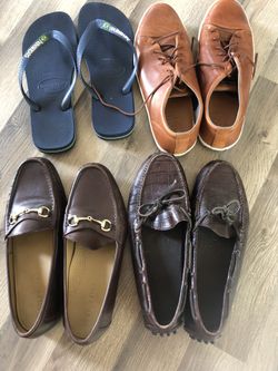 Men’s Cole Haan Sz 10, Havaianas Sz 43-44