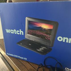 ONN 10” portable DVD player with swivel screen