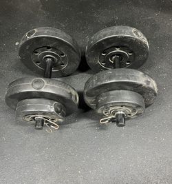40lbs. Vynil Dumbbells