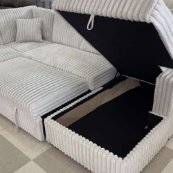 OM• $38 Initial • Brand New// Blis 3 Piece Brand New Sectional 