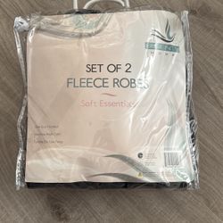 Gift Set of 2 Fleece Robes