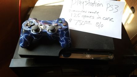 Sony playstation ps3 125 games