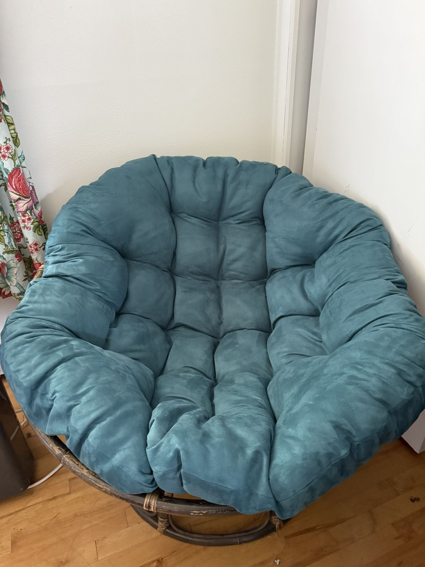 Papasan Chair With Never Used Cushion