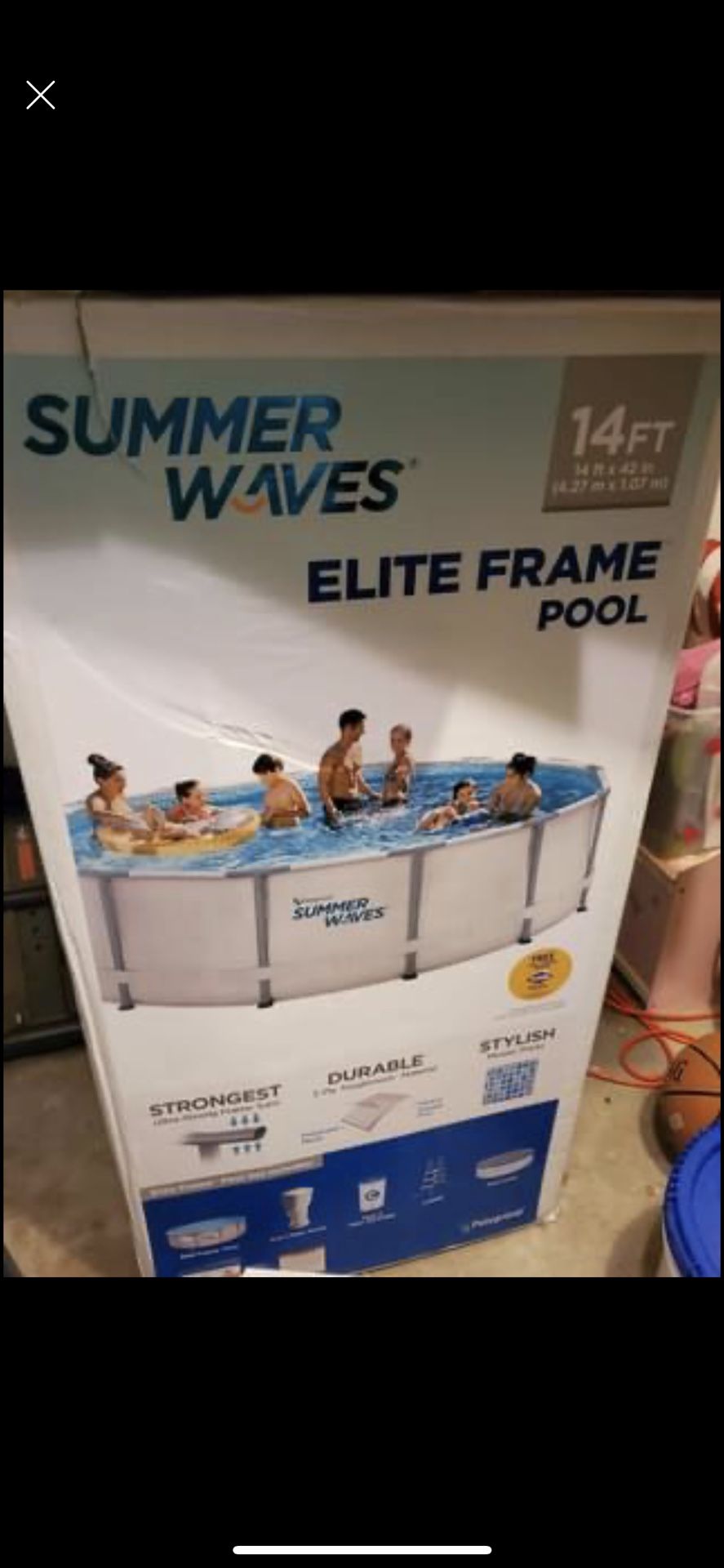 14ft by 42 BRAND NEW SUMMERWAVES POOL