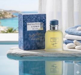 Donatello Uomo Milano Light Blue 3.4oz 100ml EDP Spray Fresh Citrus New In Box D&G