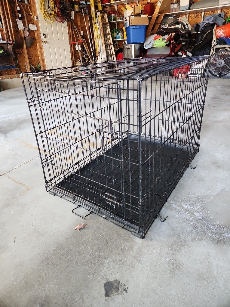 Large Dog Crate (Black)
