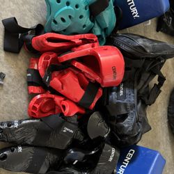 Century Sparring Gear, Bag And Pads