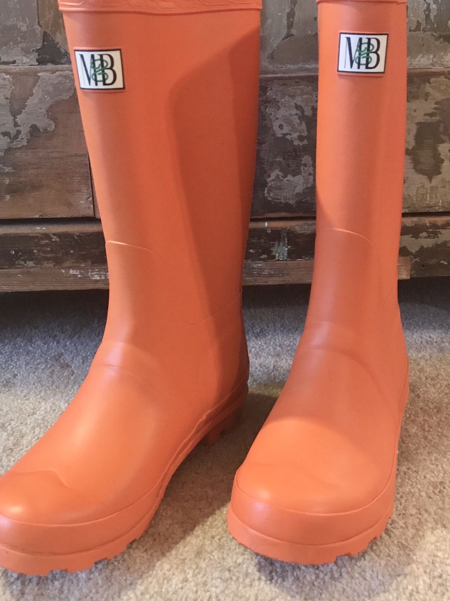 MB Rain Boots Girls Size 3