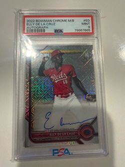 ELLY DE LA CRUZ  GRADED ROOKIE AUTO