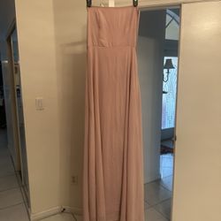 Party Long Pink Dress For 20$