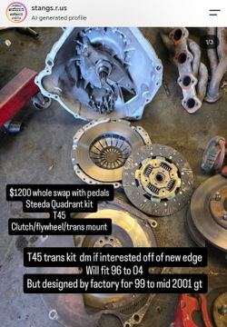 Mustang 96-04 t45 trans kit