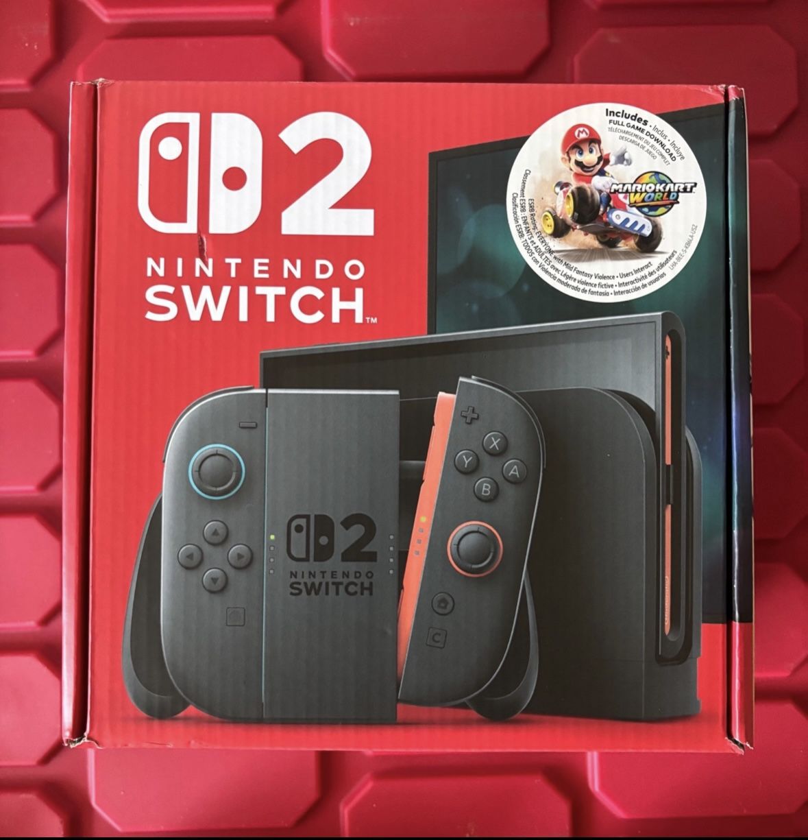 Nintendo Switch 2 Handheld Console System - Mario Kart World Bundle - BRAND NEW
