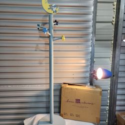 NEW VINTAGE Home Interiors Lamb & Moon Child's Clothing Robe Coat Tree Rack 52"