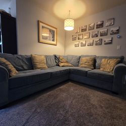 Blue Sectional Couch