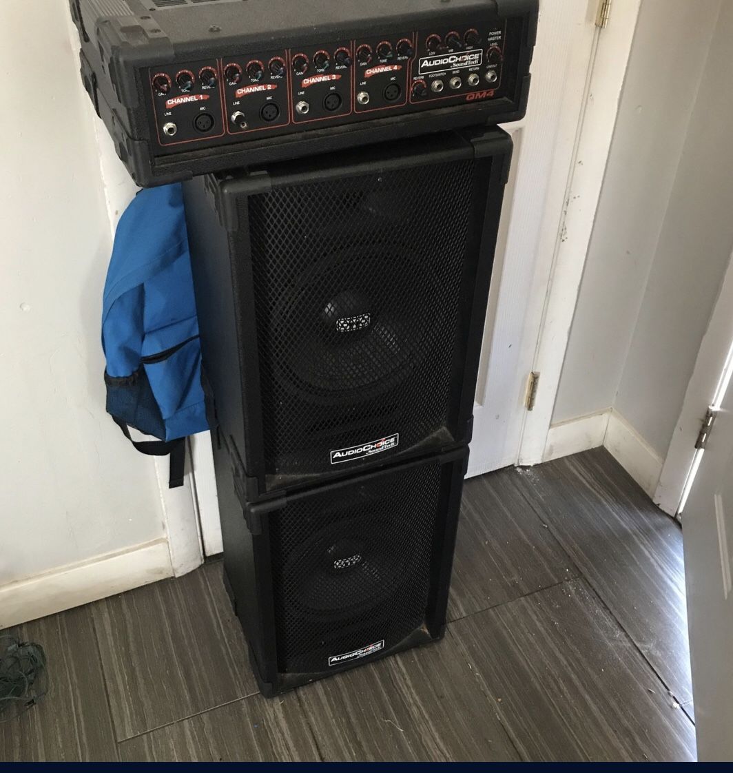 AUDIO CHOICE PA SYSTEM