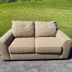 Comfy Tan Love Seat