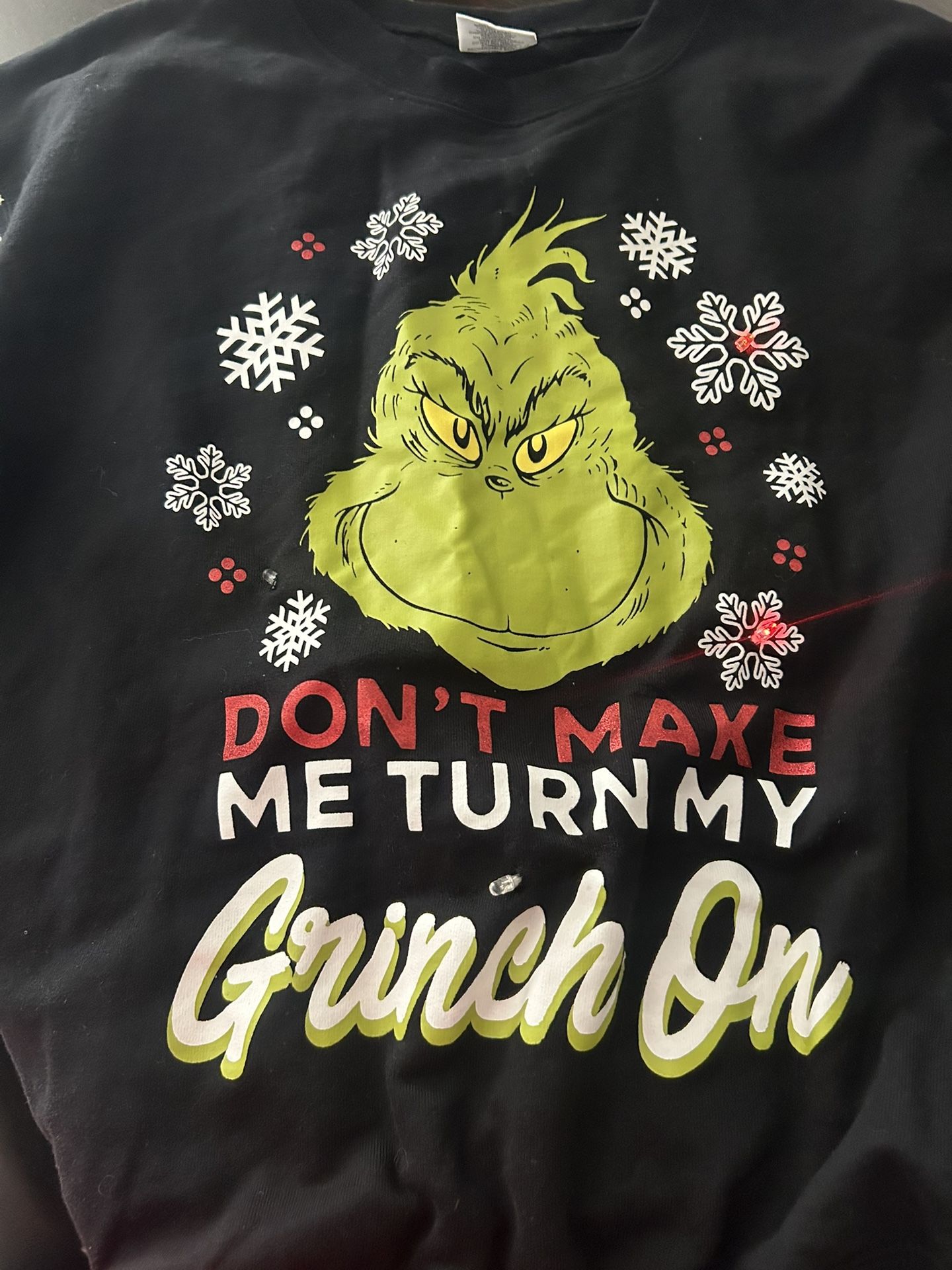New Grinch Sweater With Lights