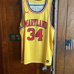 Len Bias Maryland Under Armour Basketball Jersey