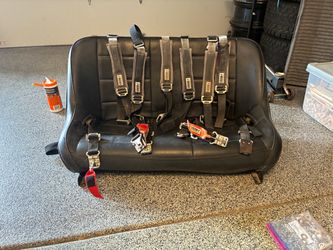 UTV Rear Bench Seat with Crow Harnesses