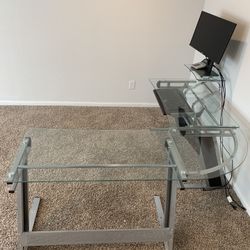 Glass Top Desk