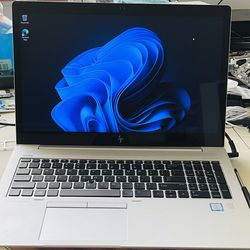 hp elitebook windows 11 ssd 512gb Quad core i5 8th gen 16gb memory 16” touch screen