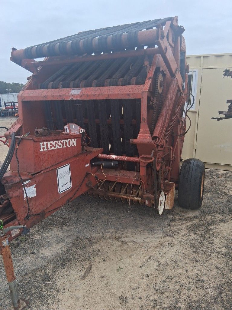 Hesston Round Baler, Farm Equipment