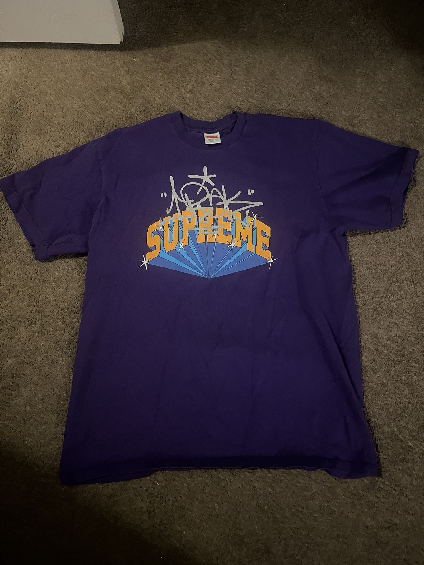 Purple Size L supreme ark shirt