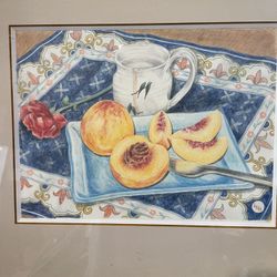 still life watercolor painting 16x20
