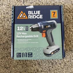 Blue Ridge  12v Rechargeable Drill 