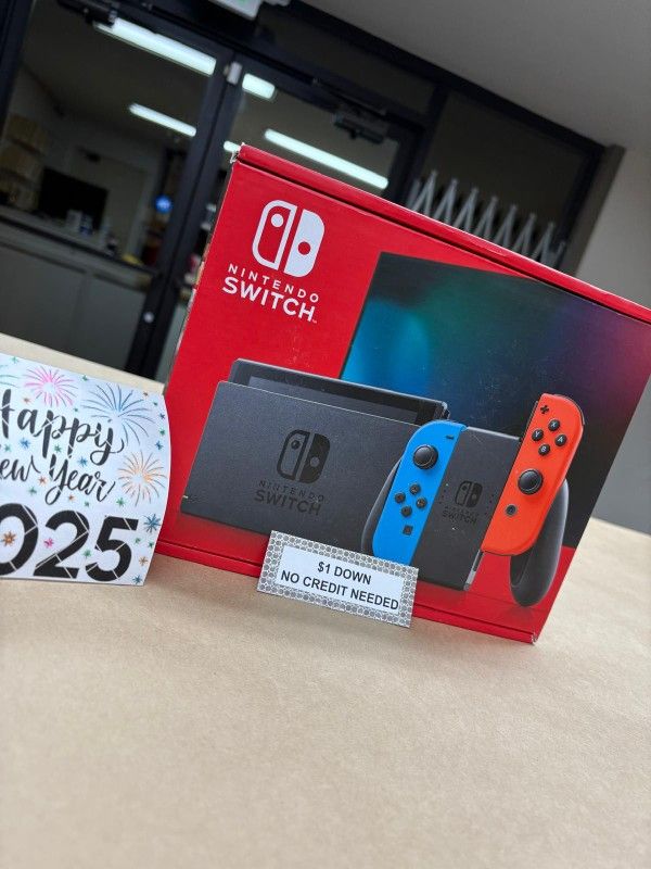 Nintendo Switch V2 Gaming Console New - Pay $1 today and pay the rest later -