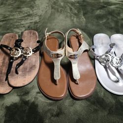 MICHAEL KORS SANDALS  3 PAIRS