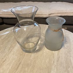 Two Glass Vases