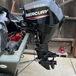 2022 15 HP Mercury Outboard 