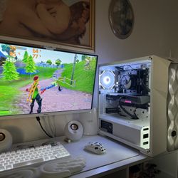 White Gaming Pc Computer Desktop RTX 3060  / i7-13700K