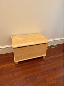 Wood storage bench