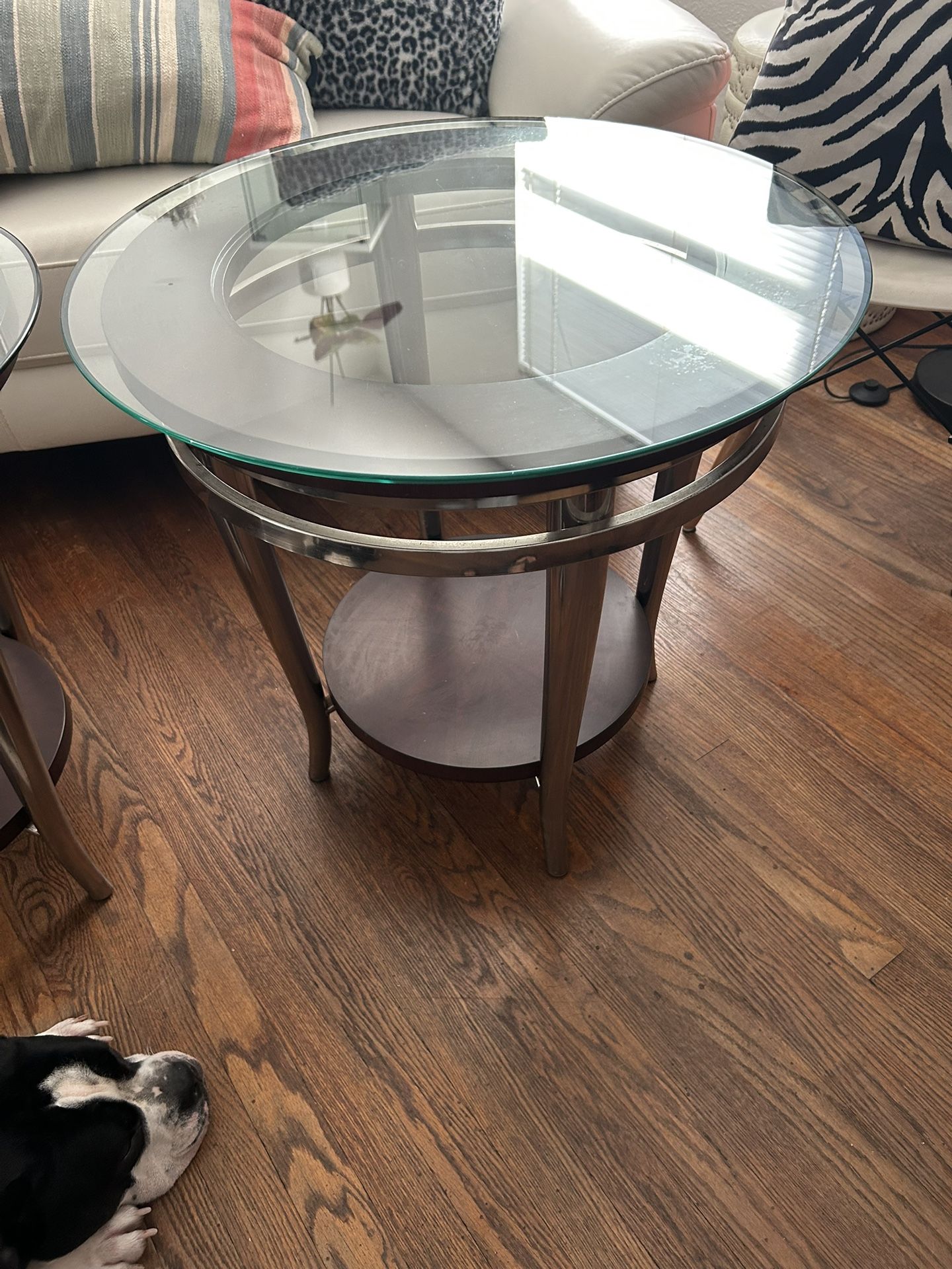 End Tables, Price Is For Both. $45 For 2