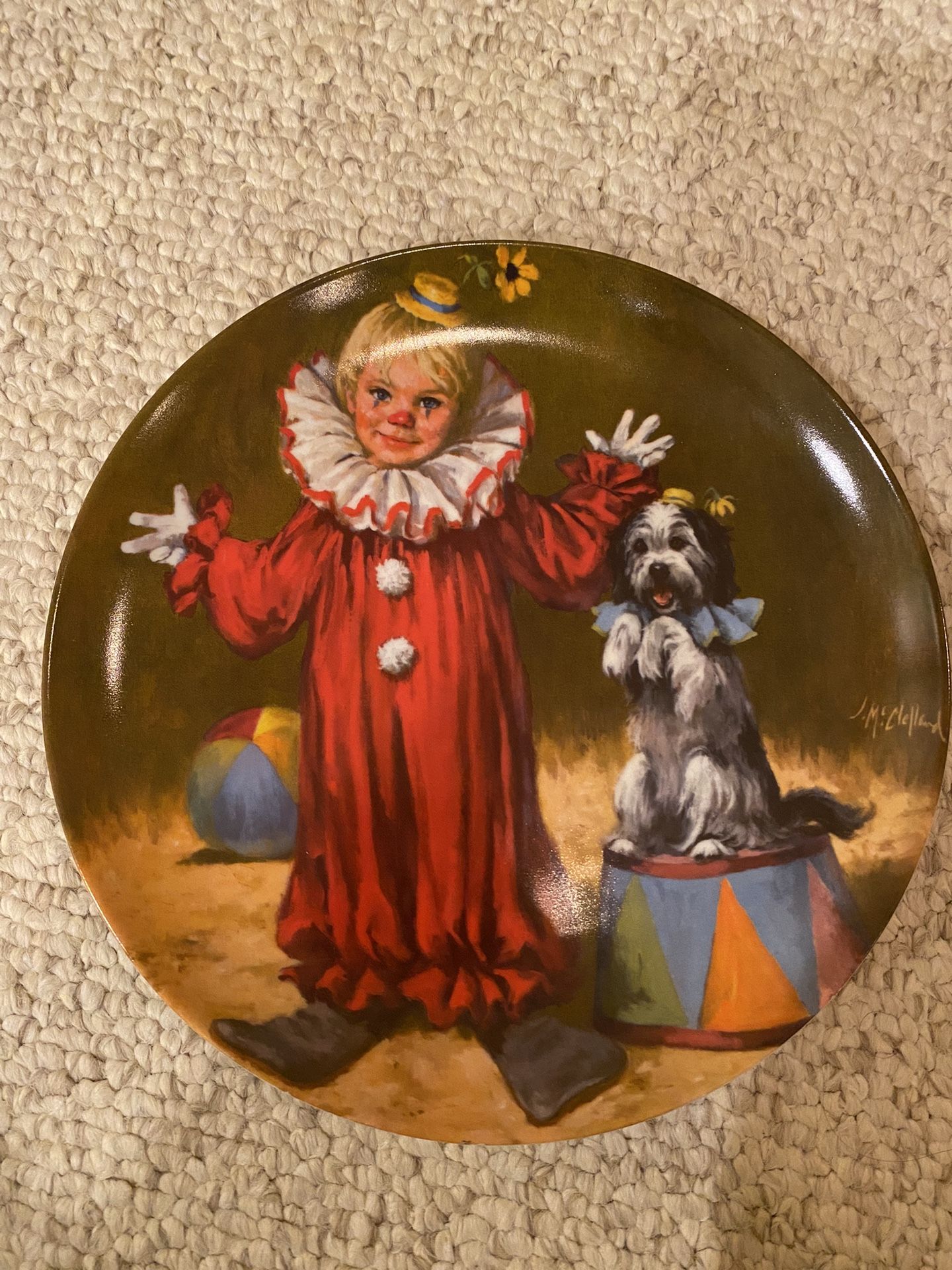 Vintage plates collectible plate by William T Chambers