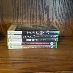 Five Xbox 360 Games