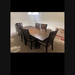 Table With Six Chairs