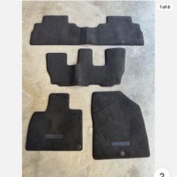 Brand New 2024 Kia Telluride Black Carpet Floor Mats 3 Rows Genuine OEM KIA 